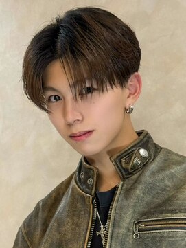 エルマーク 京都駅前(L-MARK) センターパート/ニュアンスパーマ/カルマパーマ/メンズ/眉毛