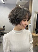 ショートパーマボブパーマ/20代30代40代/大人