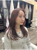 艶感ブラウン×柔らかレイヤー