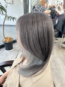 イースブルー 高松店(Y’s Blue) ◎お客様スタイル◎グレー×アイスブルー