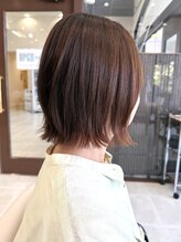 ヘアー ル シェーヌ ワンセカンド(hair le chene 1/2) ショートくびれオレンジベージュ