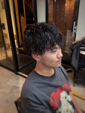 ロルド シェリ(Rold Cheri) 【山本智文】ツイストスパイラルパーマメンズマッシュ