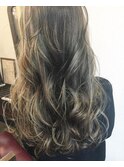 ハイライト×グレージュ