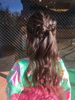 クレドガーデン 綾瀬店(CRED GARDEN) ハーフアップアレンジ