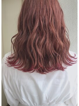 ヘアーデザイン シュシュ(hair design Chou Chou by Yone) ☆chouchou☆ピンク×裾カラー