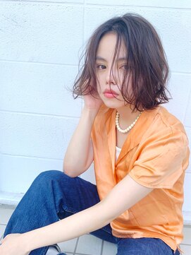 ユーリー(juurii) 自然な色気があるレイヤーボブパーマ【juurii 菊地真理恵】