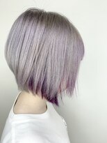 トリニティ(trinity)&nbsp;プラチナシルバー×インナーパープル派手髪☆豊見城トリニティ