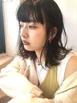 ベルベットオンザビーチ 表参道 原宿(Velvet on the Beach)&nbsp;外ハネボブ&ミディアムアッシュ