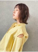 【obje't ciel】pink brown×Bob【暮石 唯】