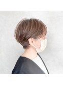 骨格カバー×丸みショート