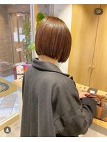 ガレージ バイ グリーン 原宿 表参道(Garage by green)&nbsp;【loki】ボブ×酸性ストレート