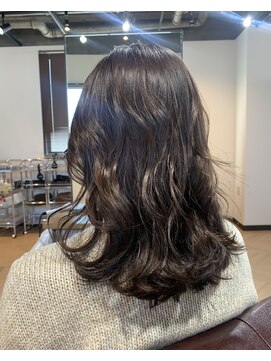 ラフィネ 成増店(raffine) 【 raffine 君島 】ゆるふわグレージュカラー/髪質改善/成増