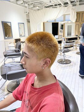 リンダバイネオリーブ 白楽店(Linda by neolive) 個性的なハイトーンボウズ