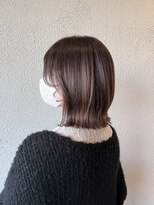 アイエヌジードット(INg.)&nbsp;切りっぱなしボブ（ピンクブラウン）