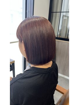 テラスヘア 新潟駅南(TERRACE hair) 【艶髪カラー】明るめピンクブラウン