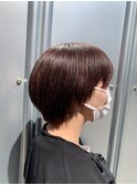 秋カラー　ボルドー
