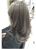 グレーベージュ アッシュブラック 黒髪  前髪パーマDAYS