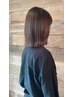 【藤田恵子指名限定】カット&透明感抜群イルミナカラー￥18150→￥14520