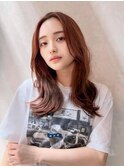 《Agu hair》フェイスバングゆる巻×numberA.ベースケアミルク