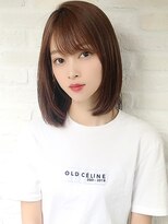 ヘアリゾート粋 新宿三丁目本店&nbsp;《前地 麻衣》ナチュラルミディアム/ブラウン