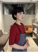 ボルドーミニボブ