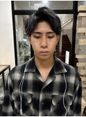 メンズショート アップバング