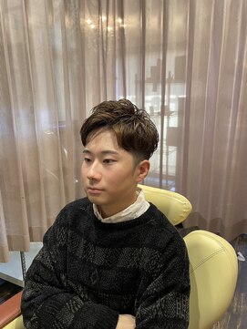 ヘアーイーダッシュ(HAIR E') カットパーマローライトカラー