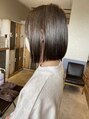 アグ ヘアー ノヴァ 野幌店(Agu hair nova)&nbsp;グレージュカラーで透明感のあるボブ