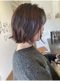 くせ毛ボブ