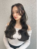 リリー(Lilley)&nbsp;くすみベージュ×姫カットレイヤー×韓国風巻き【ayana】