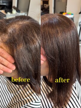 ミケイ(mikei) エイジング毛 × プレミアムストレートDx