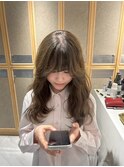 ブリーチなしダブルカラーオリーブベージュ