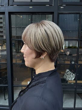 オーガニック アトリエ 大宮(organic+atelier) 夏カラー白髪ぼかしハイライト×小顔カット◎40代50代艶髪