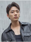 小久保styleフェザーパーマフェザーショートグレーエンドカラー