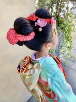 ゼストソエル(ZEST soell)&nbsp;七五三　七歳　日本髪　かんざし　和装【立川/soell/水島】