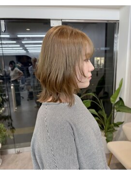 ロンドリゼル 札幌(Lond RiseL) オリーブグレー/前髪/ボブ/マロンベージュ/レイヤーカット/小顔