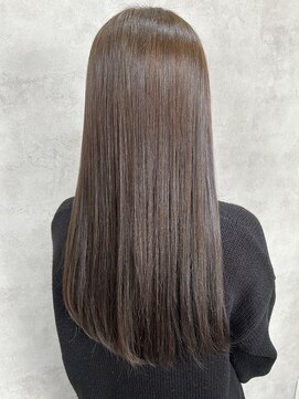 ルノン(LUNON) 黒髪クラゲヘアーオリーブグレー小顔ココアベージュ