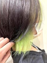 フェリエットバイビークール(feliette by Be-COOL)&nbsp;パープルグレー×ライムグリーン