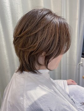 小顔似合わせカットフェミニンレイヤーボブ髪質改善カラー