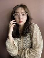 ロンドルピナス 小倉(Lond Lupinus) 黒髪カタログ/オリーブグレー/ココアベージュ/小顔に見せるヘア