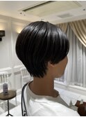 すっきりショートヘア