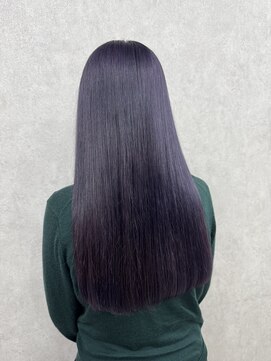 アン(Hair make un) ラベンダーカラー♪
