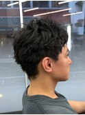 MEN’S/スパイキーショート/ピンパーマ/藤沢美容院