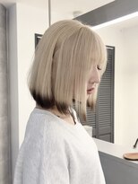 アンドソー 池袋(&so.) ハイトーンカラー/ホワイトブロンド/レイヤー カット/池袋