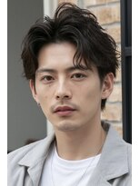リアンメンズ 青山 表参道(Liun men's)&nbsp;メンズショート　ニュアンスパーマ