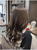 ベージュカラー/似合わせカット/ミディアムレイヤーカット