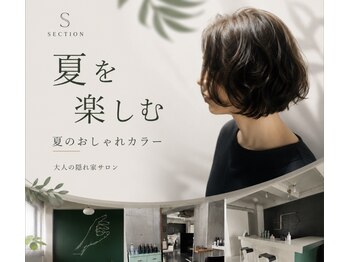 セクション(SECTION)の写真/【伊勢原駅4分/マンツーマン】脱白髪染め　透明感のあるカラー×髪質改善特化サロン♪メンズからも高い支持