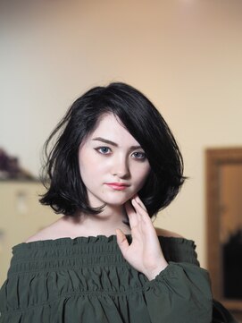 グロッシー(GLOSSY) 大人長めボブ