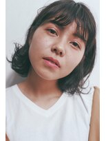 ハニーマスタード(HONEY MUSTARD)&nbsp;柔らかくみせるニュアンスパーマのボブ