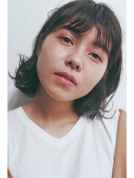 ハニーマスタード(HONEY MUSTARD) 柔らかくみせるニュアンスパーマのボブ